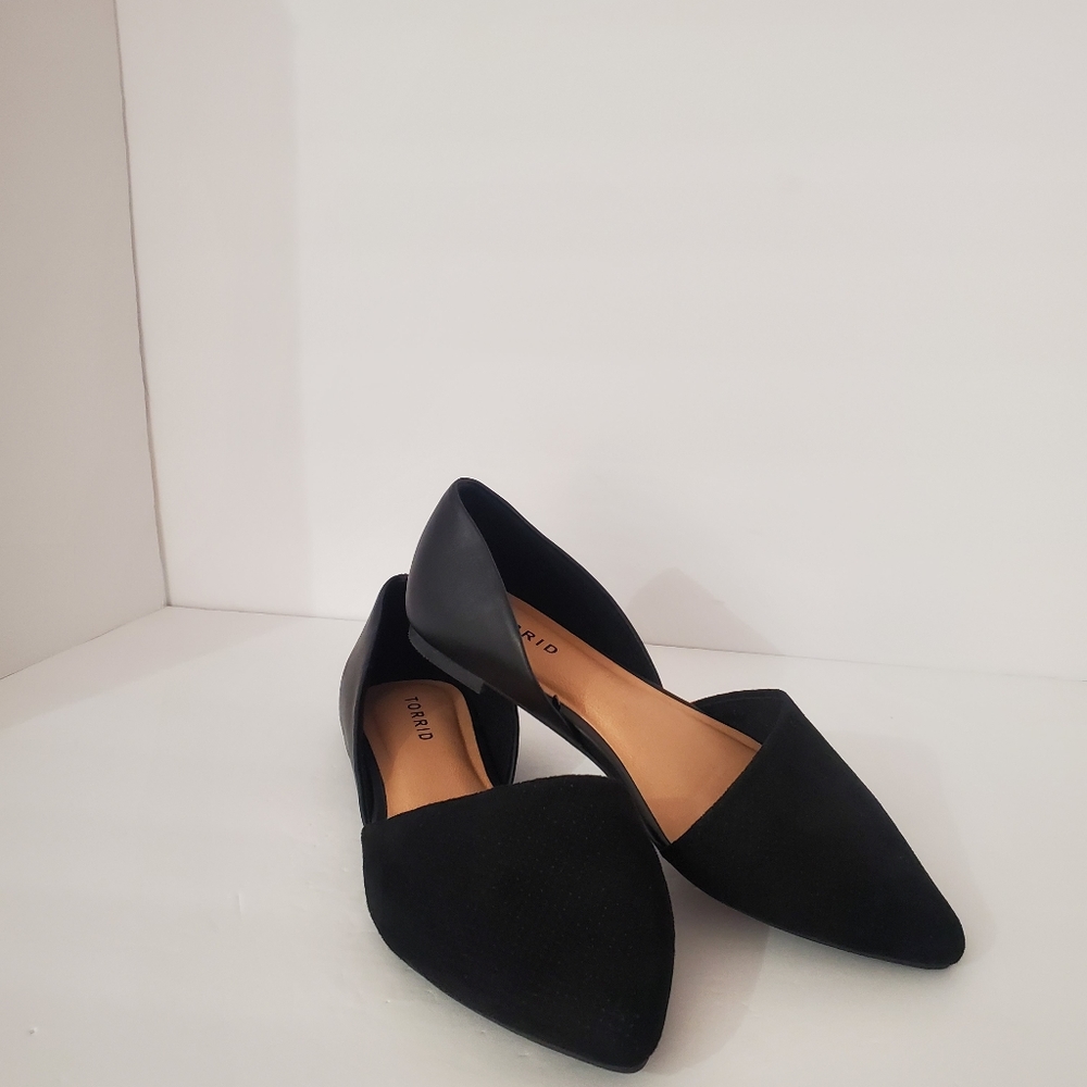 Torrid BLACK D’ORSAY FLAT (WW) 7.5